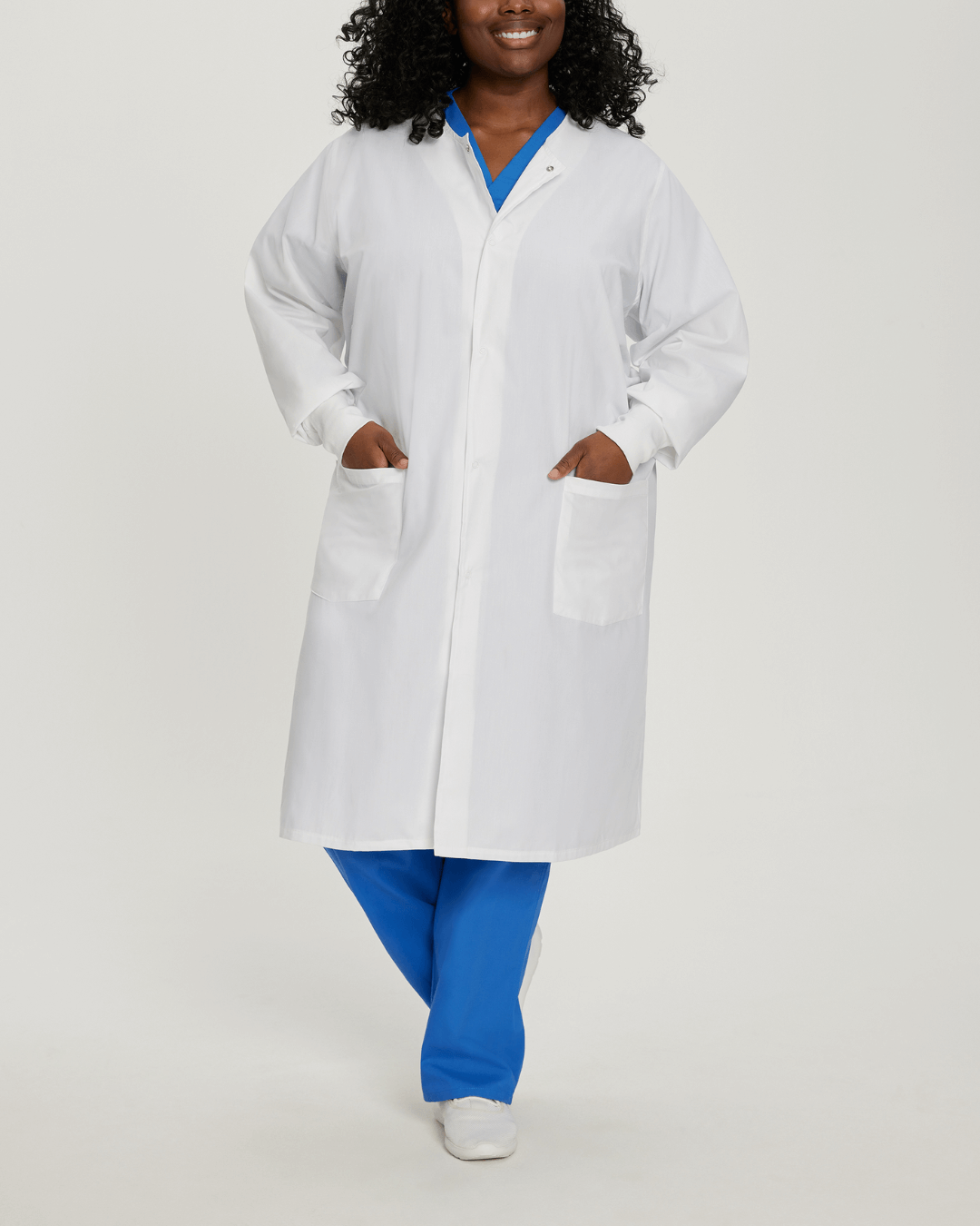 Unisex 2-Pocket Full-Length Lab Coat - 3178