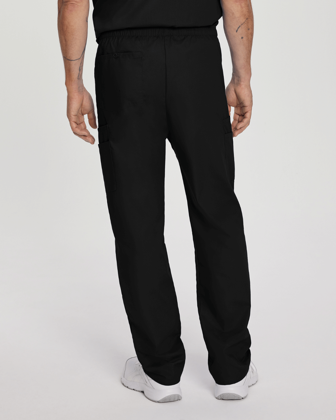 Essentials Men's Straight-Leg Cargo Scrub Pants - 8555