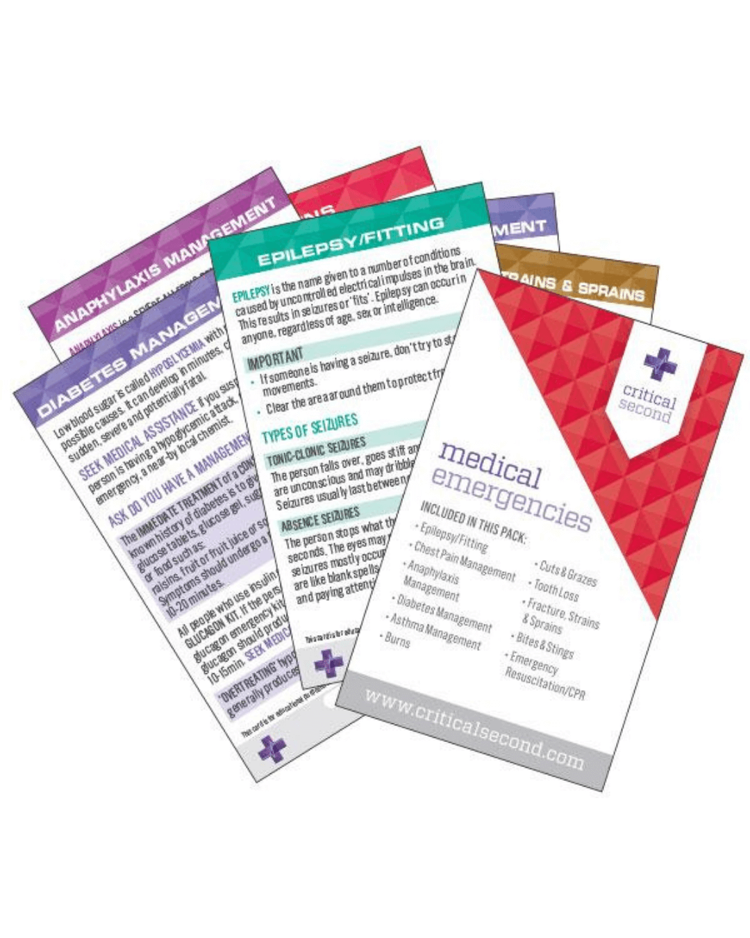 Medical Emergencies Pack - Critical Second Nursing Cards