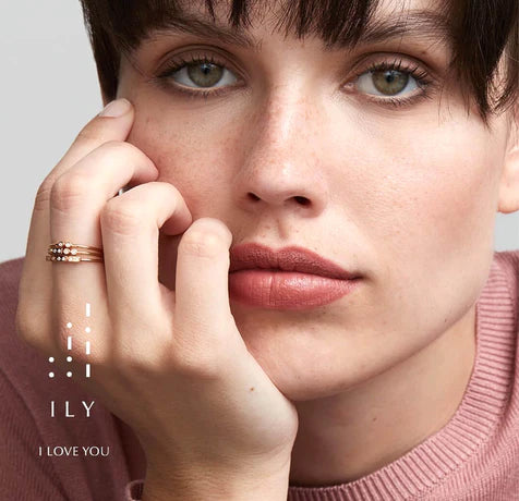 ILY - Stacked Mayfair rings from codebyEdge