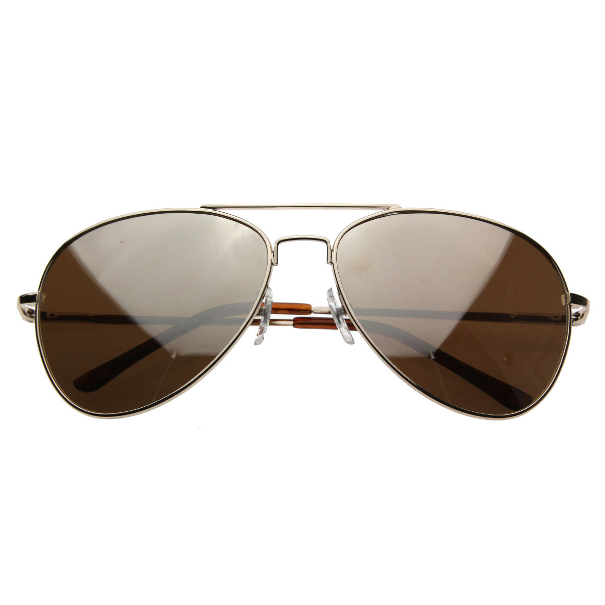 FULL MIRROR Mirrored Metal Aviator Sunglasses - sunglass.la