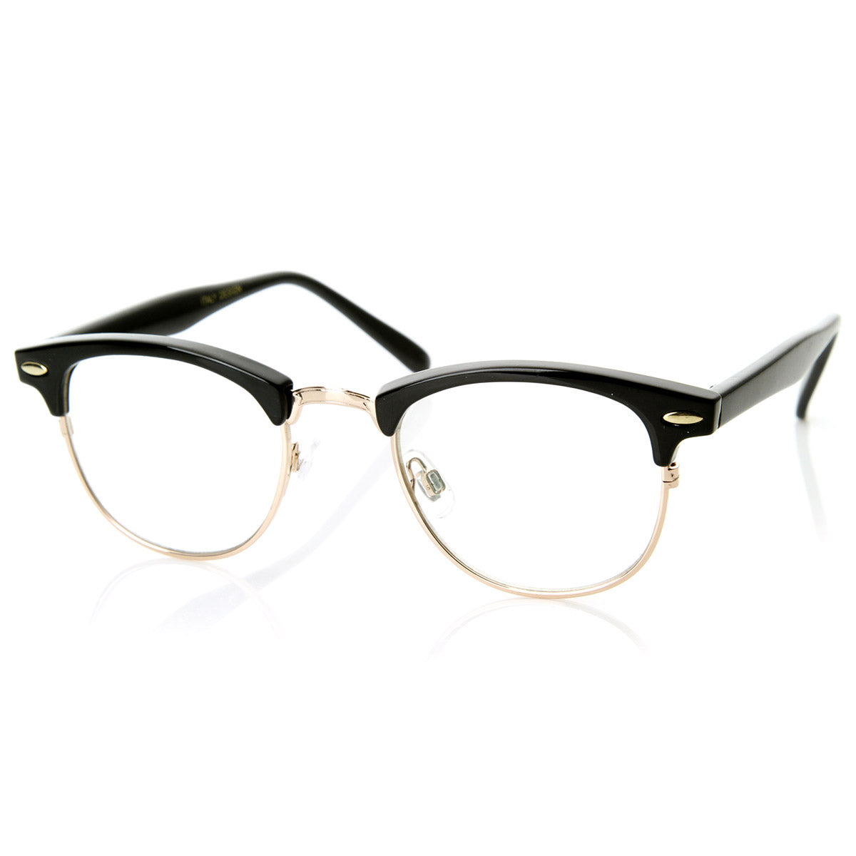 gold rimmed glasses