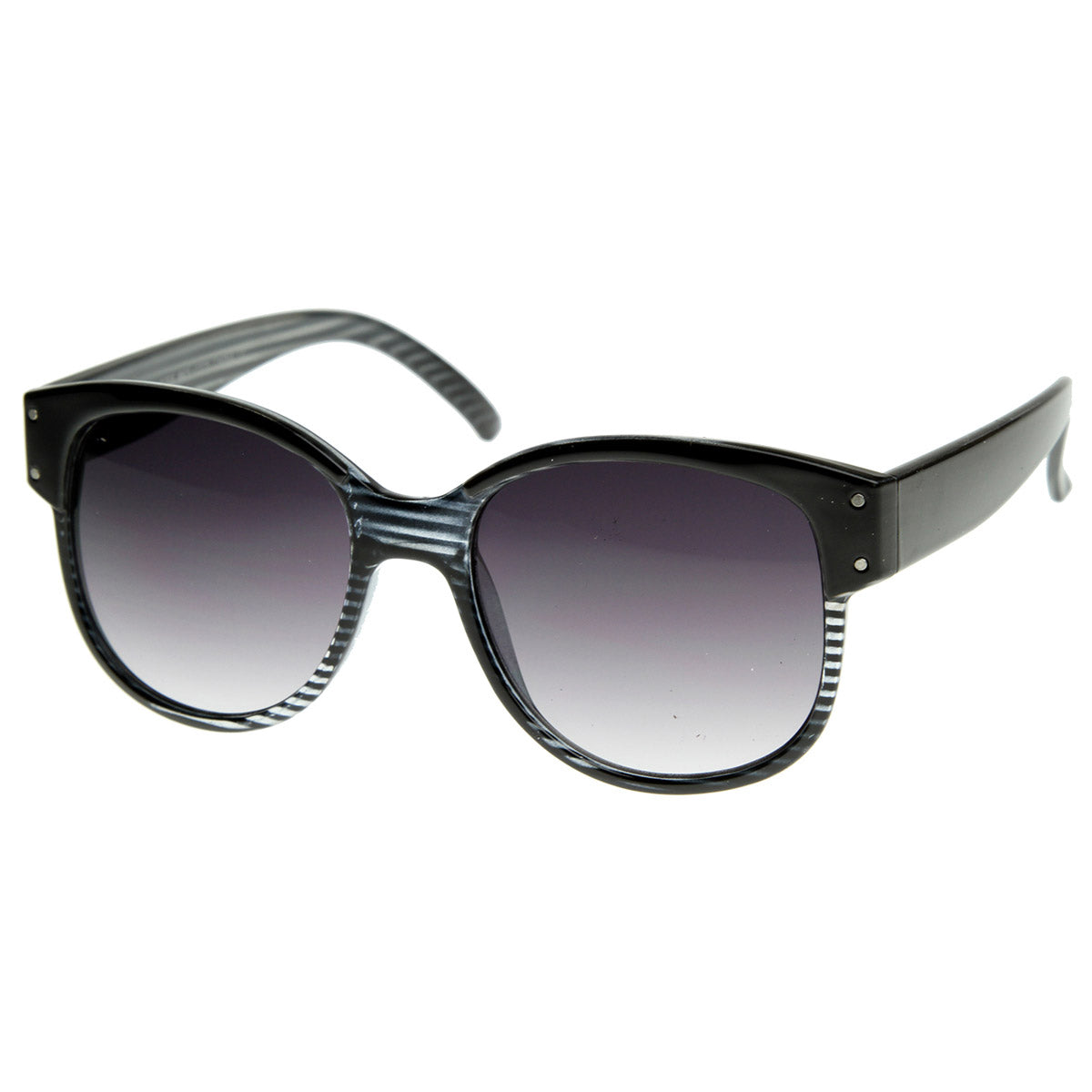New York Fashion Designer Inspired Round Horn Rimmed Style Sunglasses ...
