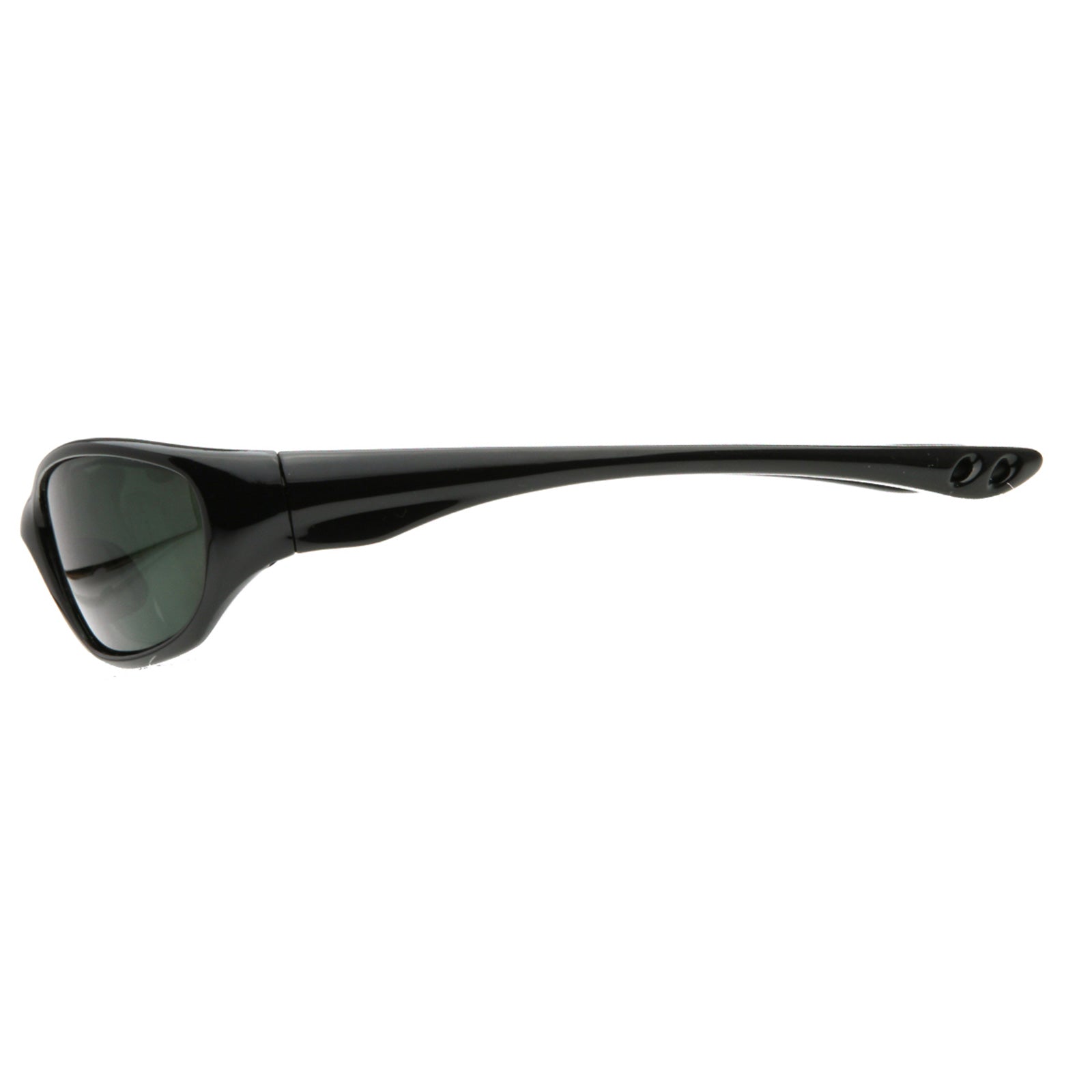 Thin Oval Polarized Sports Wrap Sunglasses - sunglass.la