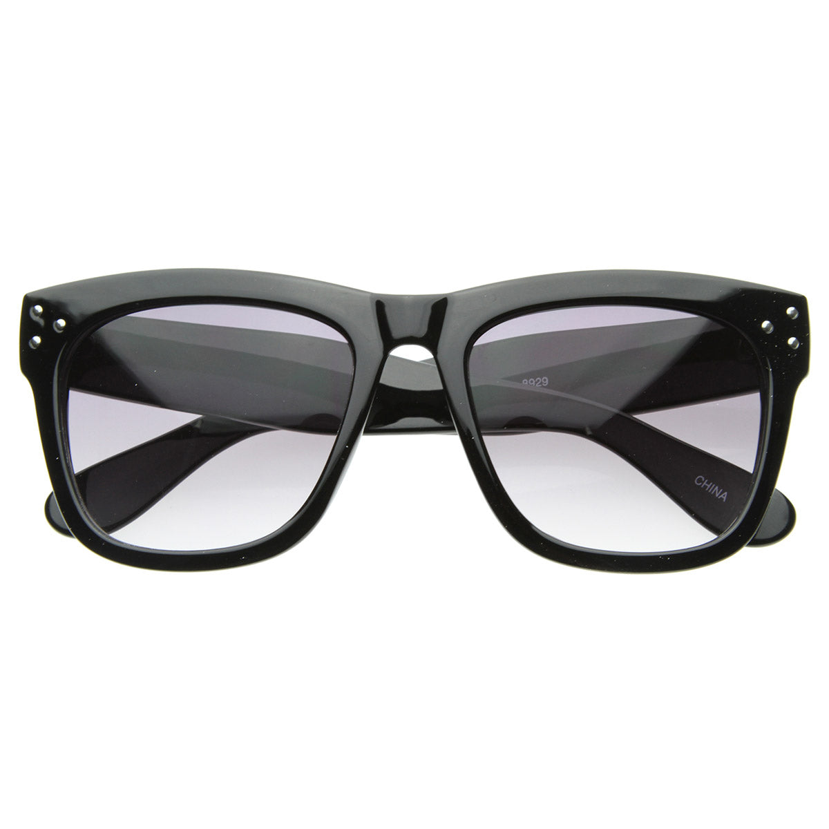Designer Inspired Thick Frame Fashion Horn Rimmed Sunglasses - sunglass.la