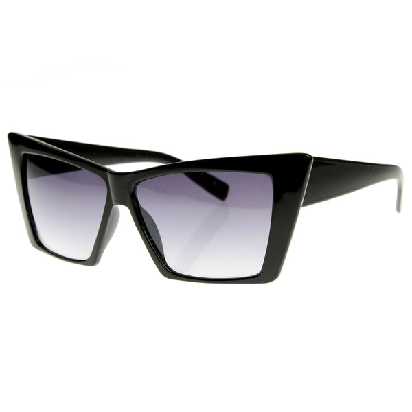 Designer Inspired Fashion Large Square Cat Eye Sunglasses Sunglassla 