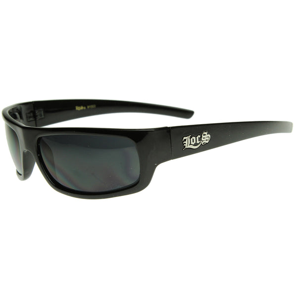 Original Locs Hardcore Og Gangsta Wraparound Sunglasses W Dark Lens Sunglassla 3321