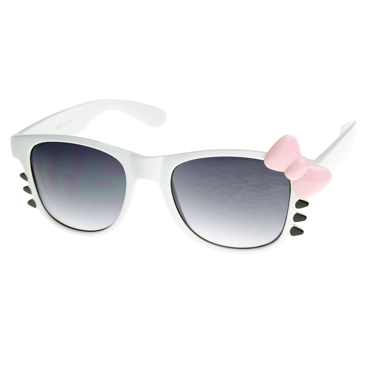 Cute Ladies Retro Fashion Hello Kitty Sunglasses W Bow And Whiskers Sunglass La