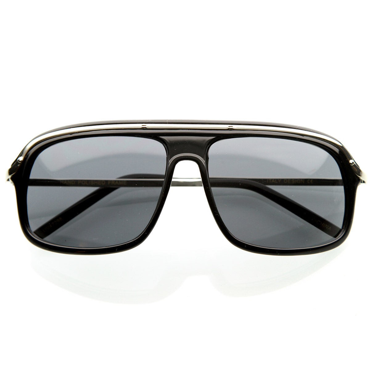 Premium Quality Modern Designer Inspired Flat Top Aviator Sunglasses ...