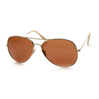 Driving Lens Blue Block Classic Metal Aviator Sunglasses - sunglass.la