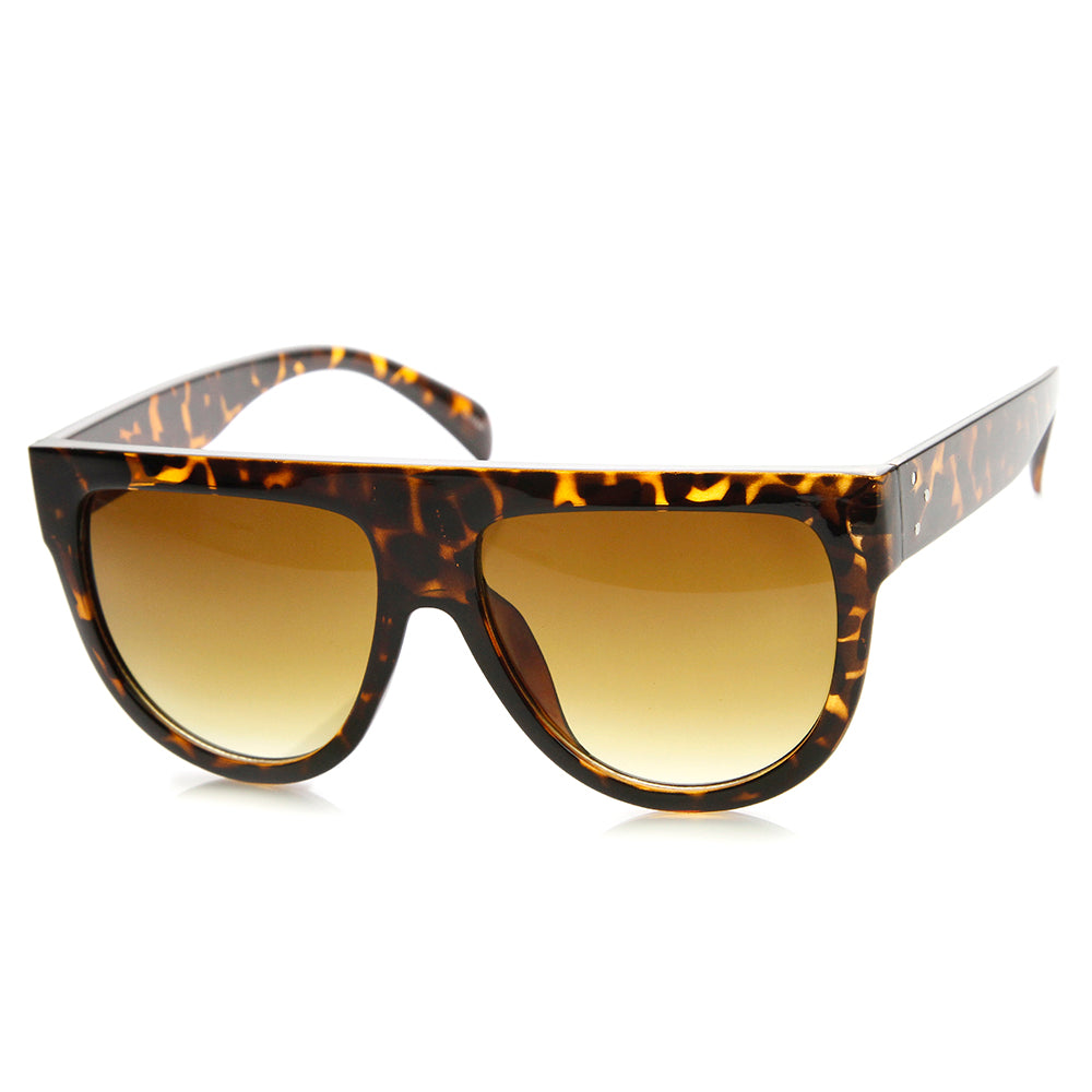 super flat top large sunglasses