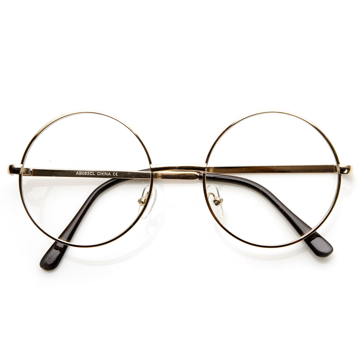 metal frame glasses round