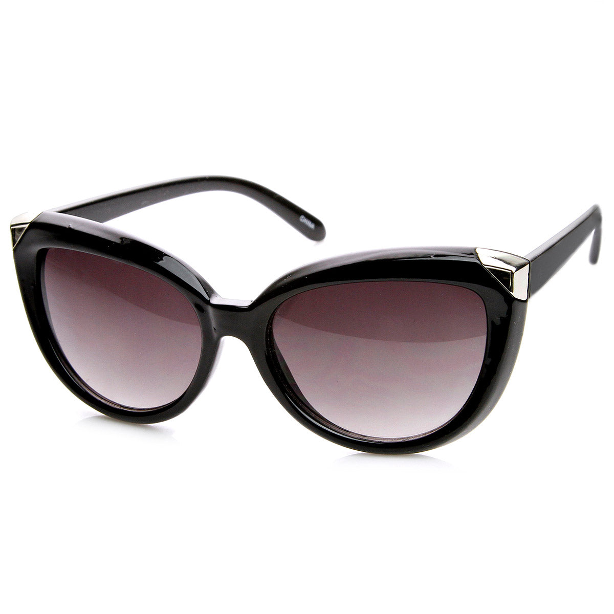 polarized oversized cat eye sunglasses