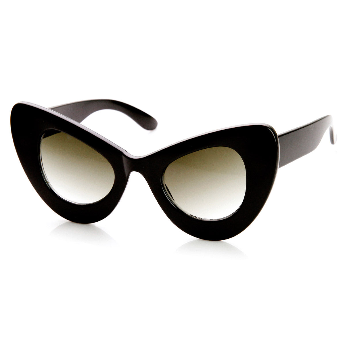 High Fashion Bold Oversized Womens Cat Eye Sunglasses Sunglassla 2448