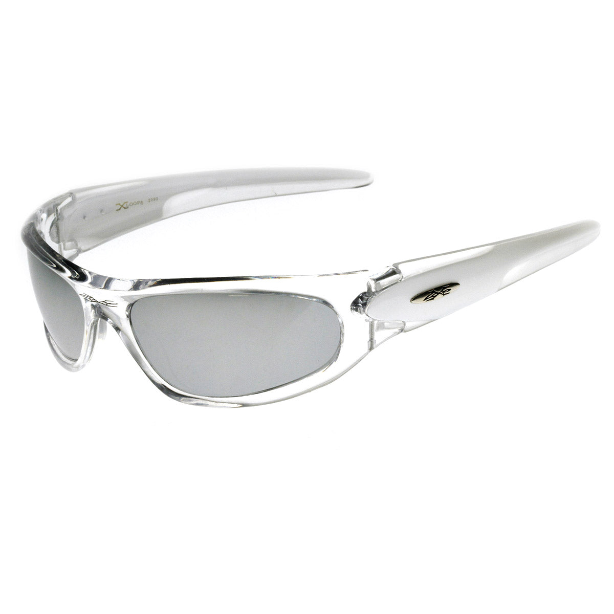X Loop Brand Two Tone Wraparound Sports Sunglasses Sunglass La