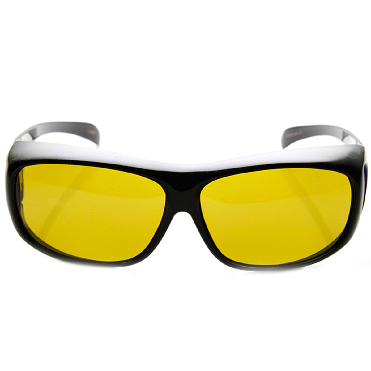 Night Driving Polarized Yellow Lens Full Protection Fit Over Sunglasse Sunglass La