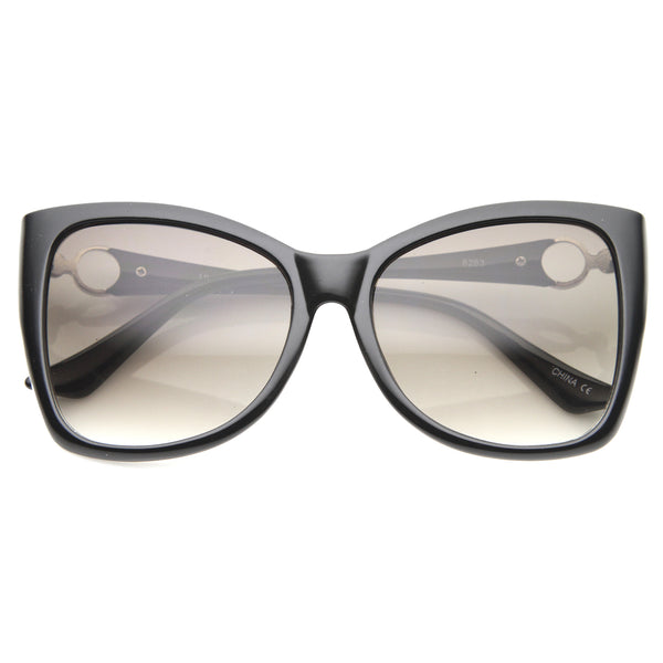 Womens Cat Eye Sunglasses With UV400 Protected Gradient Lens - sunglass.la
