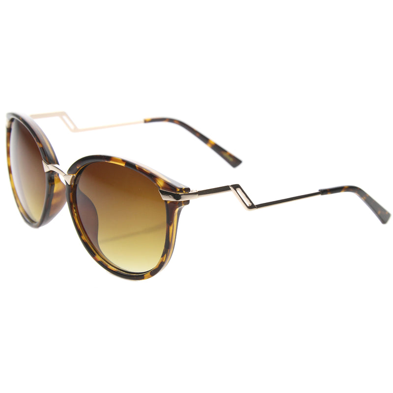 Womens Oversized Sunglasses With Uv400 Protected Gradient Lens