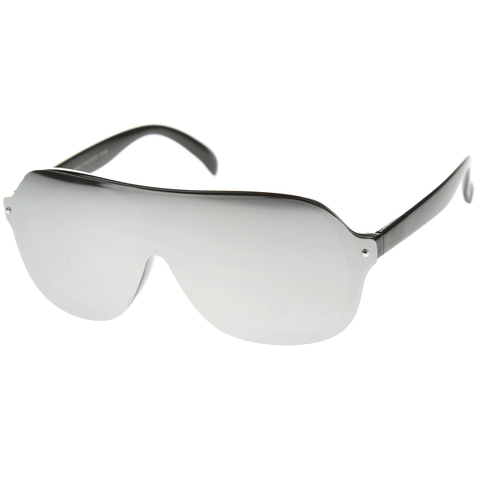 Mens Rimless Sunglasses With Uv400 Protected Mirrored Lens Sunglass La
