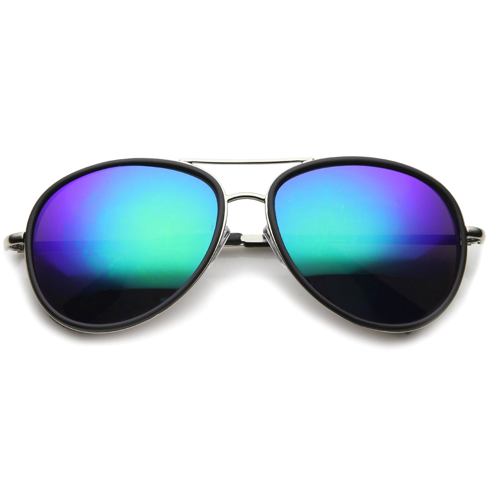 Mens Aviator Sunglasses With Uv400 Protected Mirrored Lens Sunglassla 