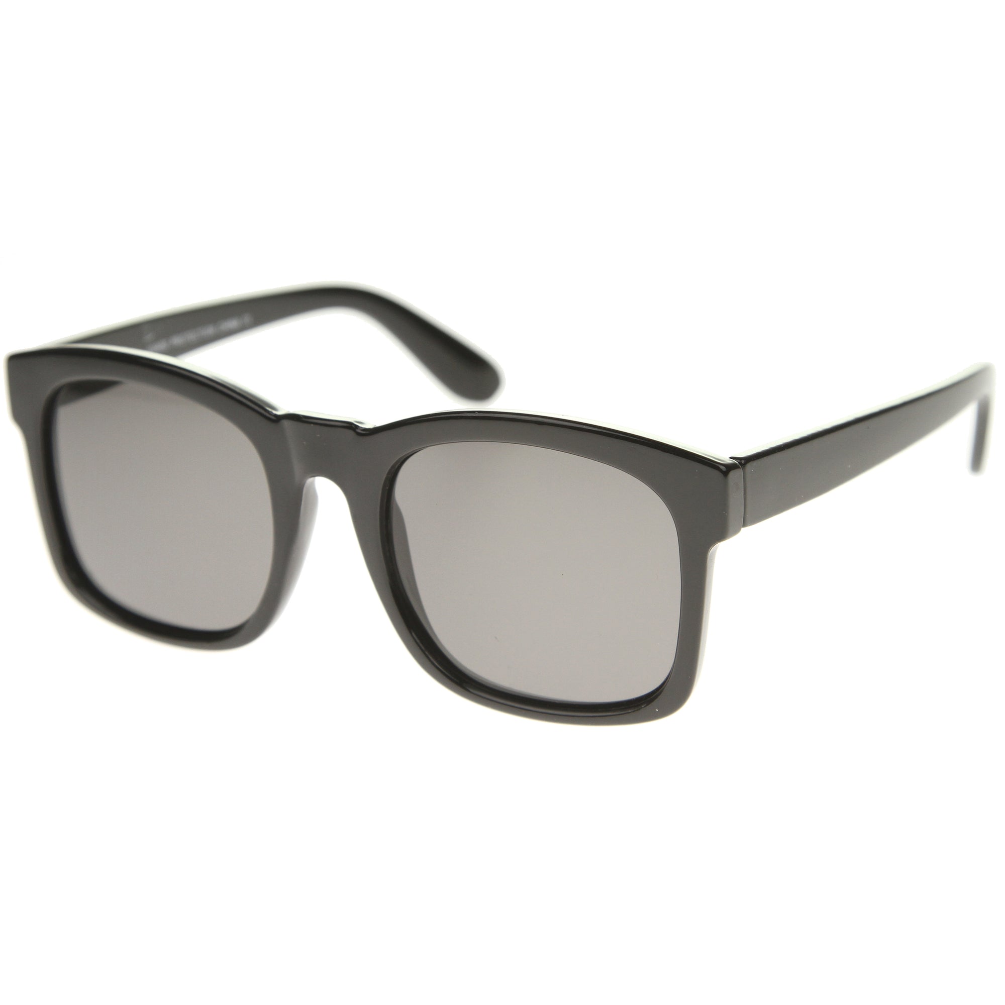 Classic Oversized Bold Horn-Rimmed Frame Square Sunglasses 53mm ...