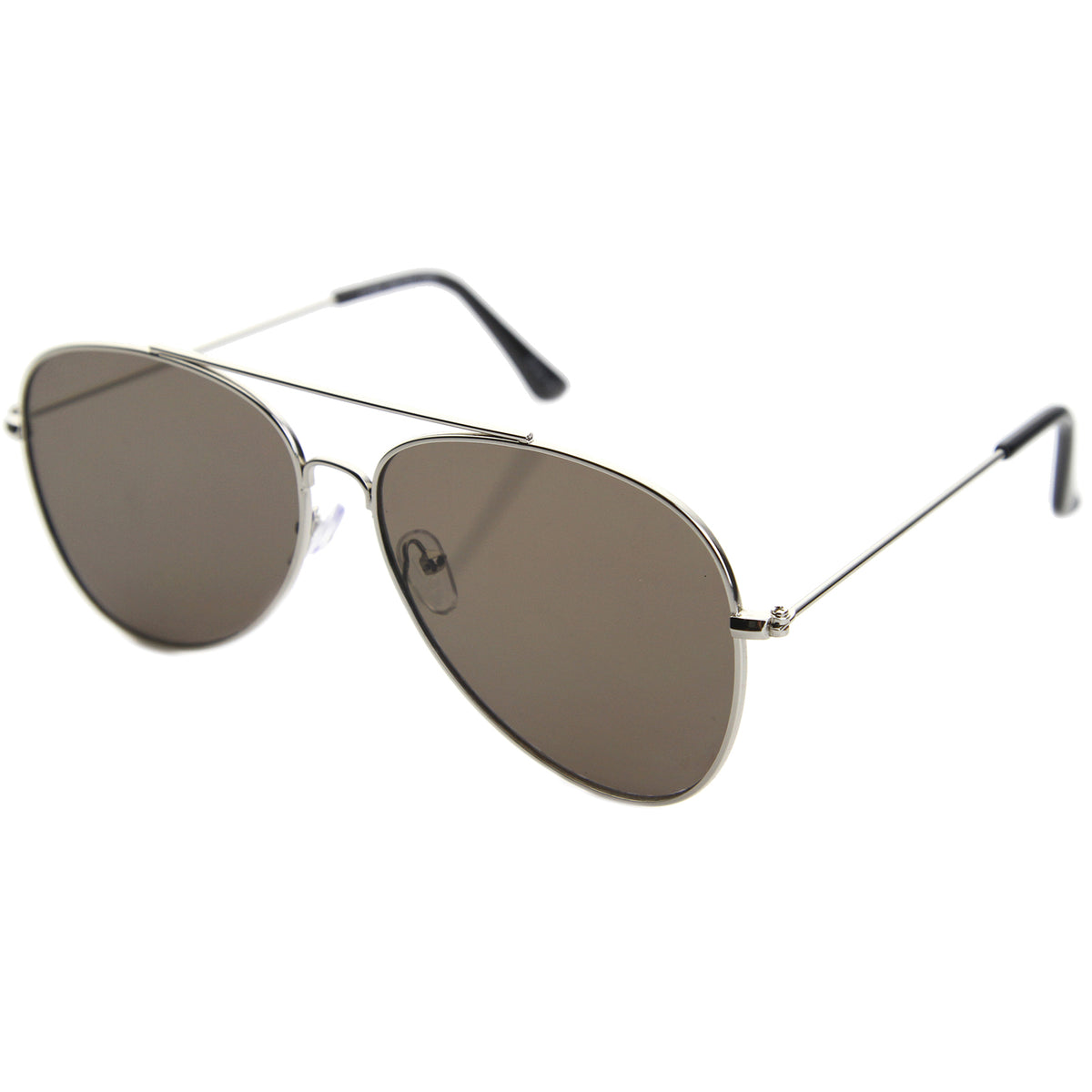 Classic Teardrop Full Metal Frame Gradient Flat Lens Aviator Sunglasse Sunglass La