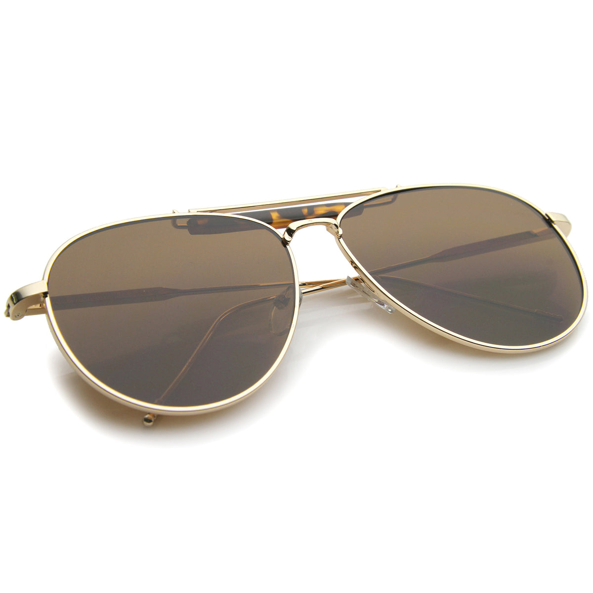 Womens Aviator Sunglasses With UV400 Protected Gradient Lens - sunglass.la