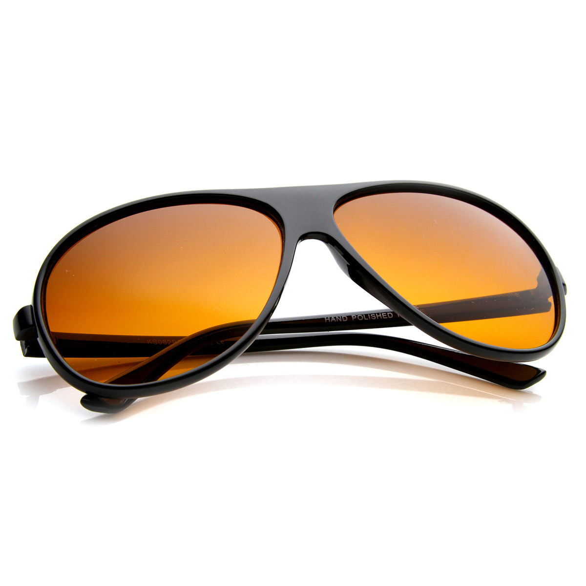 Men S Classic Casual Retro Teardrop Blue Block Lens Aviator Sunglasses