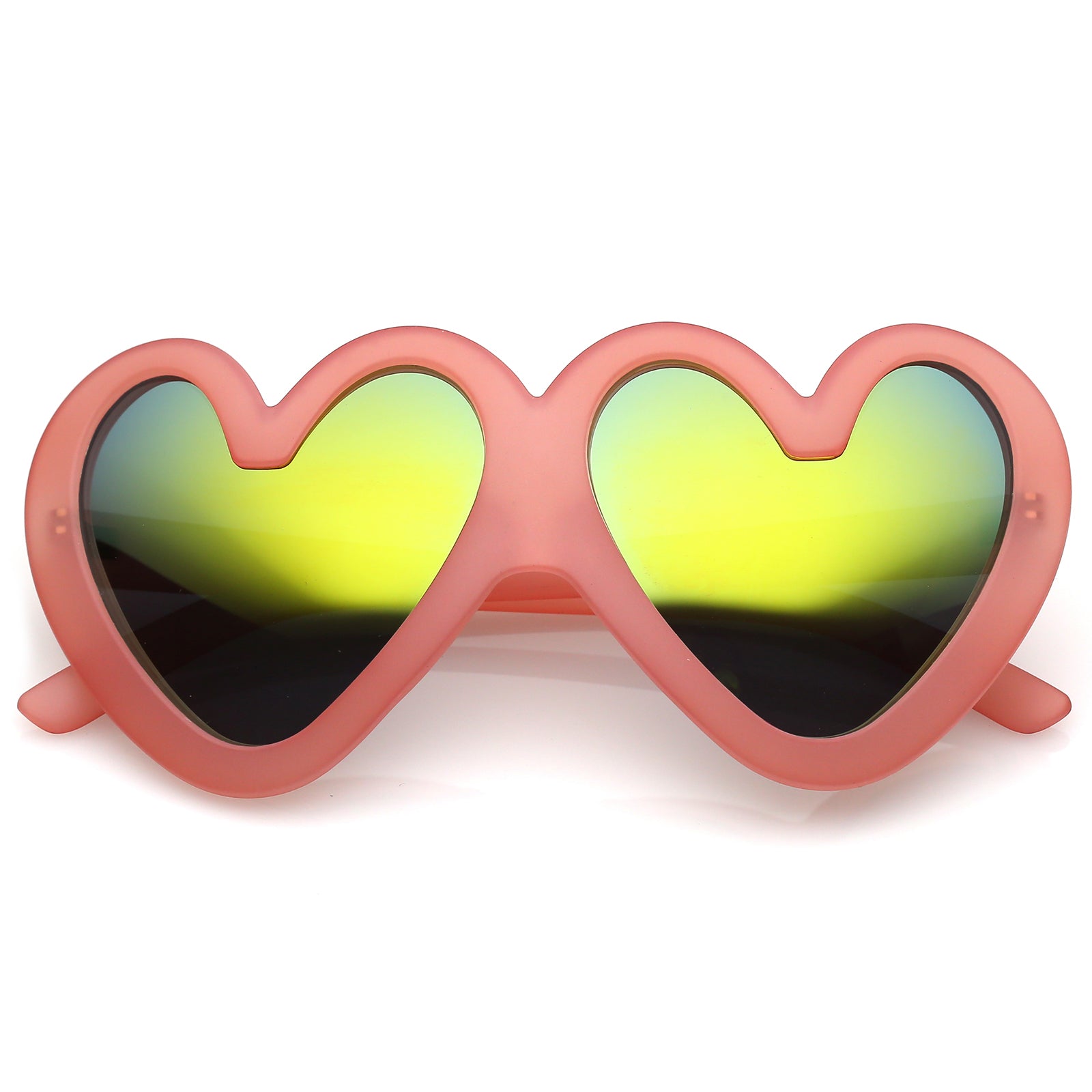 heart shaped sunglasses mirror