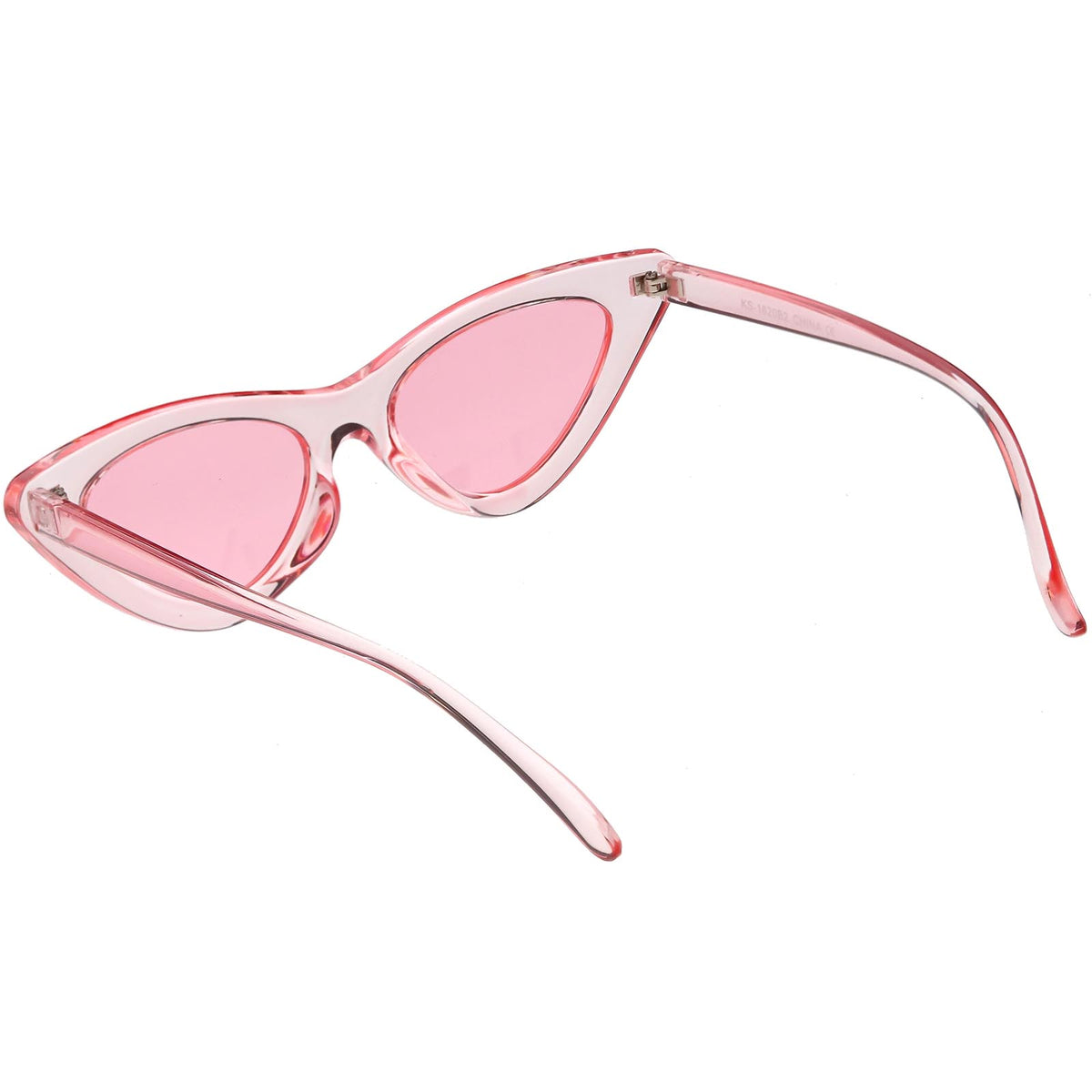 Womens Exaggerated Translucent Cat Eye Sunglasses Color Tinted Lens 48 Sunglass La