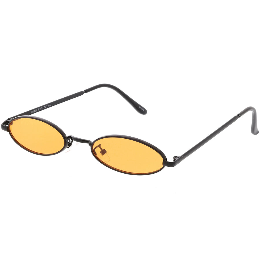 Vintage Inspired Classic Tear Drop Plastic Aviator Sunglasses - sunglass.la