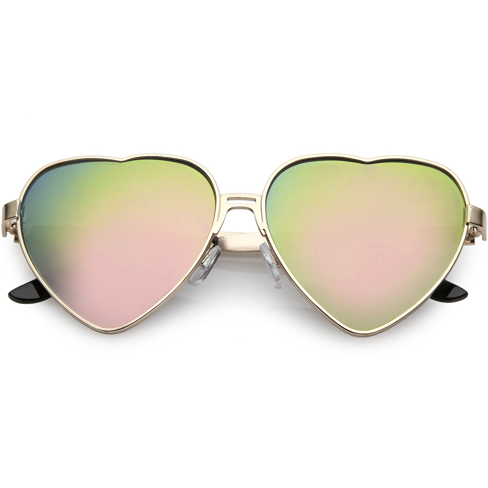 mirrored colored sunglasses