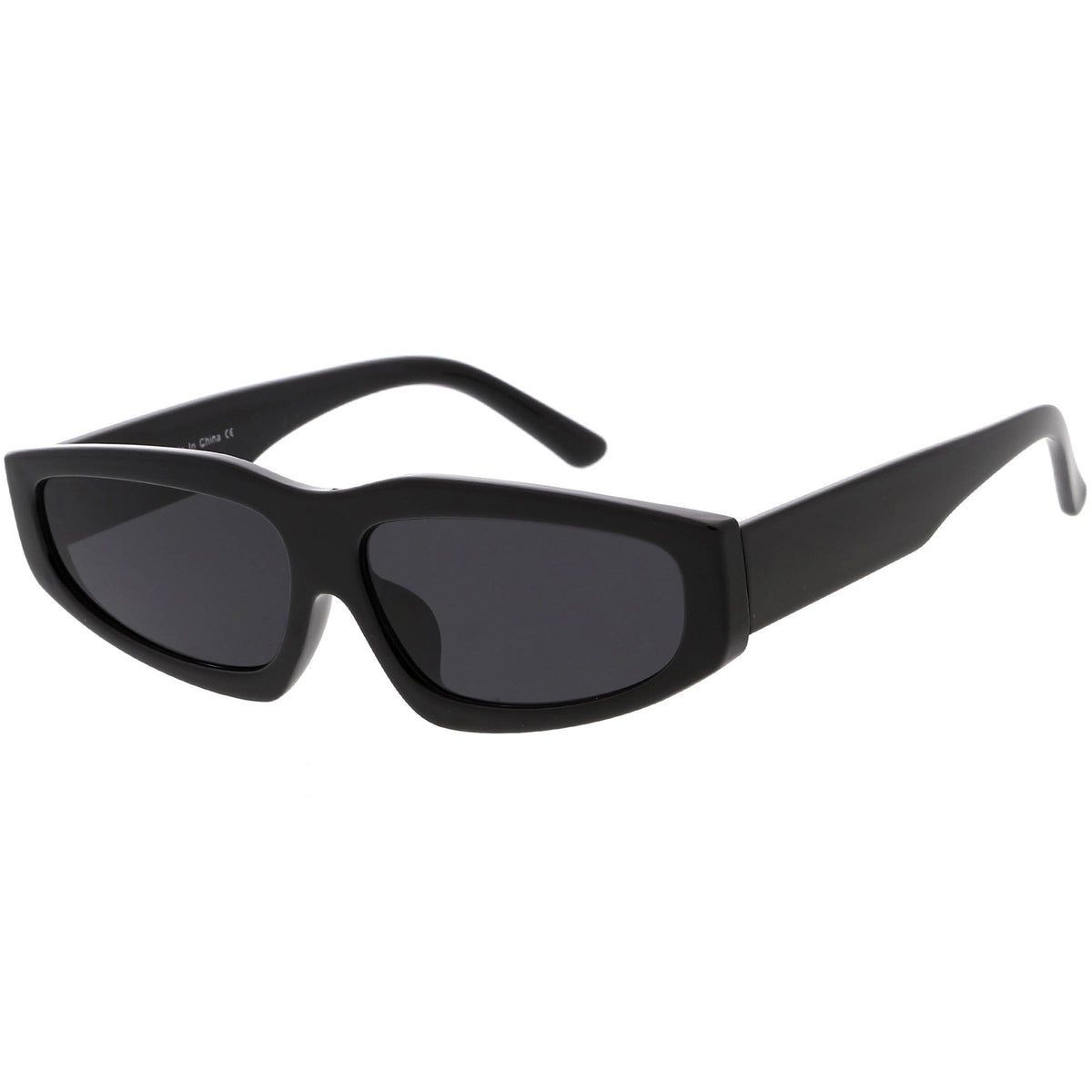 Retro Fashion 90s Style Thick Frame Plastic Rectangle Sunglasses 60mm Sunglassla 