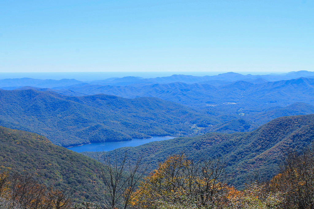 Great Smoky Mountains National Park and its undulating blue hills