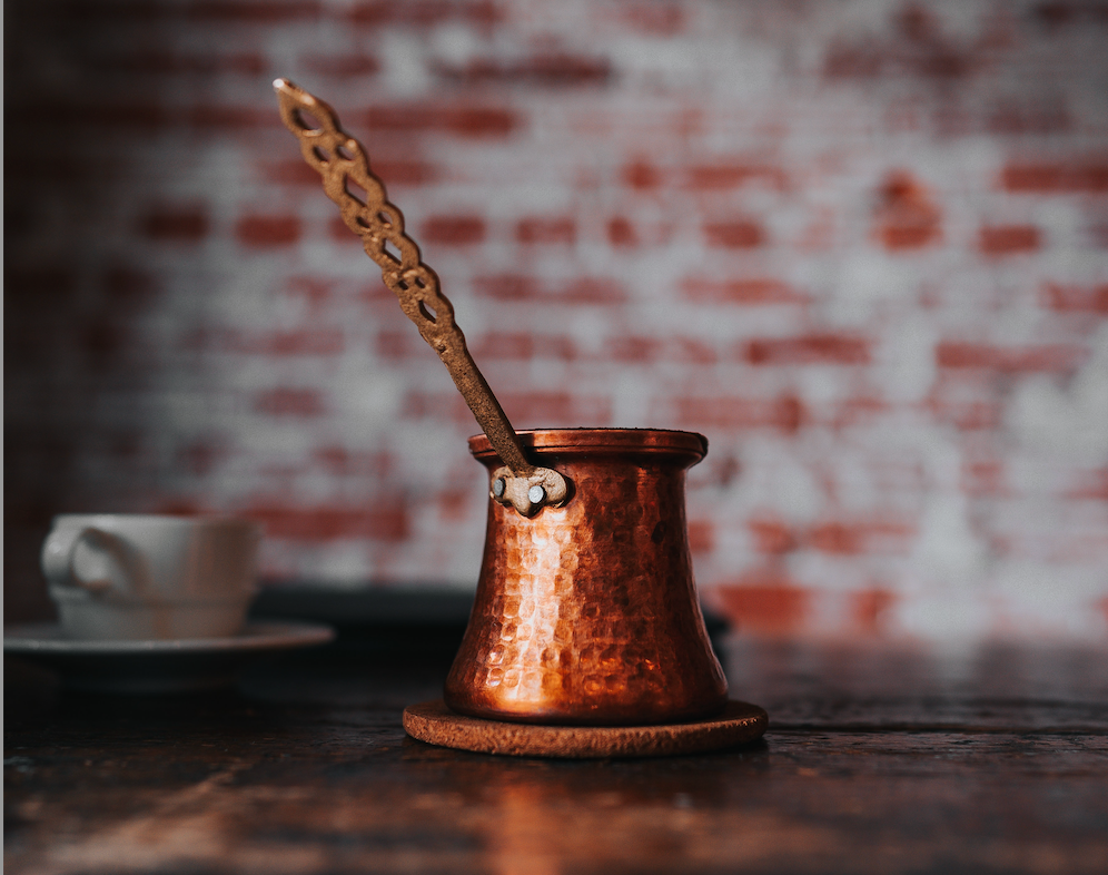 A Turkish coffee pot