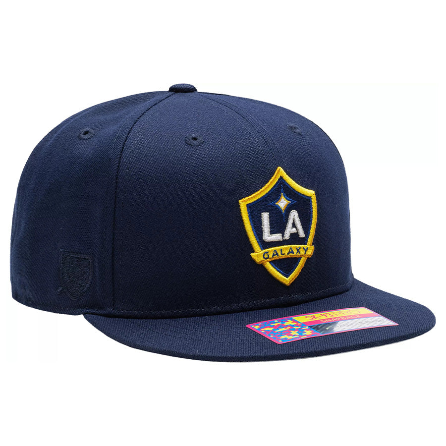 Fan Ink LA Galaxy Adjustable Snapback Hat Navy 3