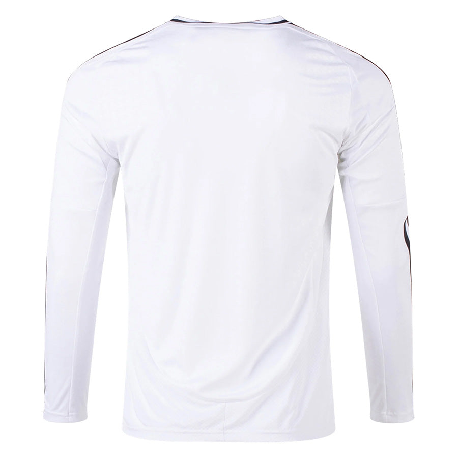 Men s Adidas Real Madrid Long Sleeve Home Jersey 2024.25 2