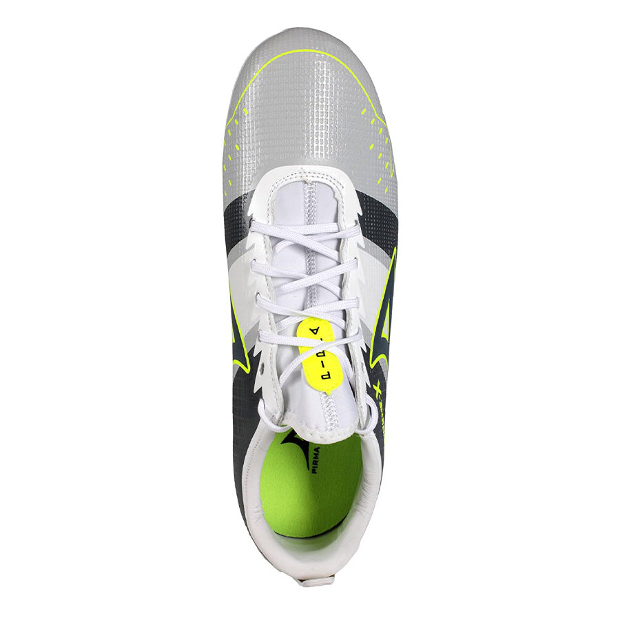 Pirma Supreme X FG Soccer Cleats Grey.Black.Yellow 7