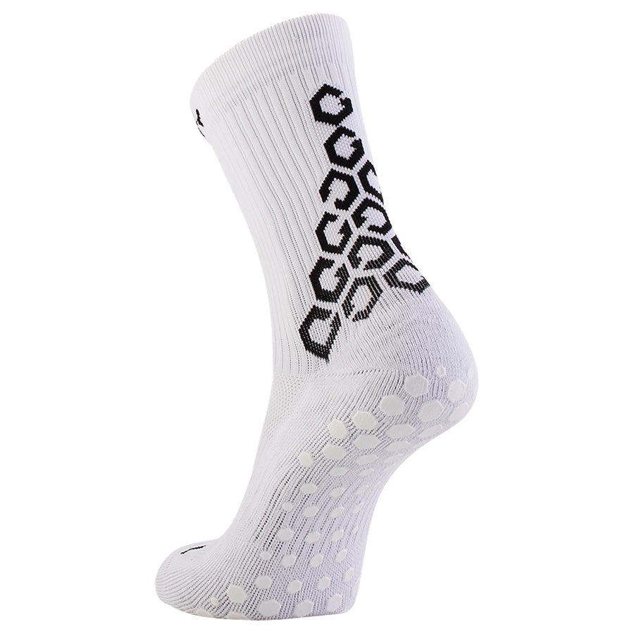 Senda Gravity Pro Grip Socks Crew Length White 2