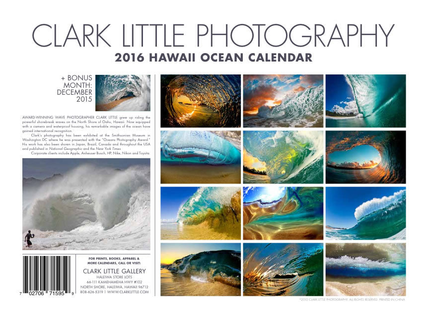 2016 Calendars Released Clark Little Photography
