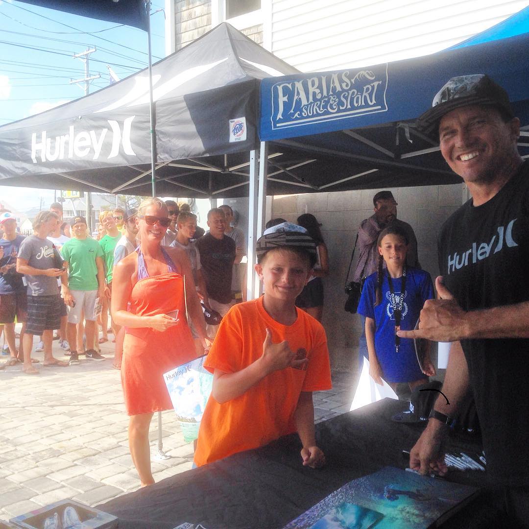 Fans at Farias Surf & Sport