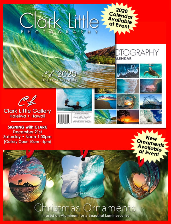 Clark Little Gallery Holiday 2019 Event - calendar and ornaments