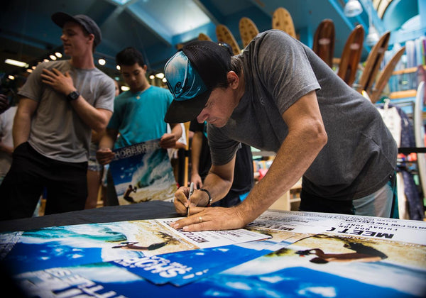 Clark Little Event at Nordstrom Ala Moana, Hawaii - poster signing