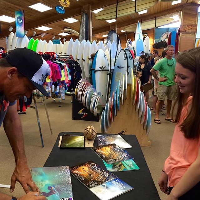 Aqua East Surf Shop - shop signing