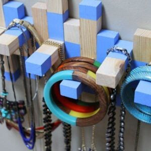 Make Jenga Necklace rack