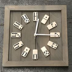 Make a Domino wall clock