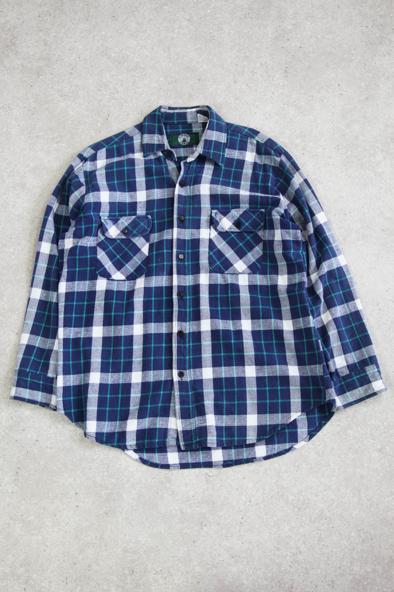 Image of Brushed Cotton Checkered Shirt (M/L)