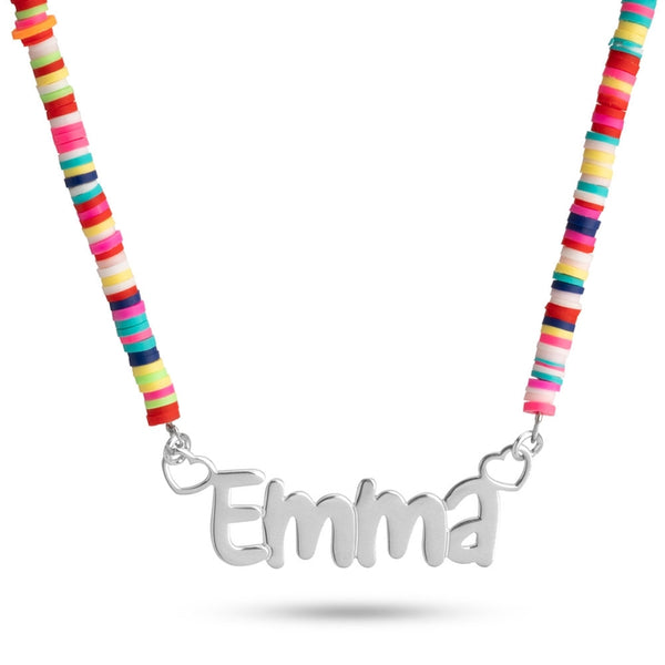 Custom Outline Nameplate Necklace