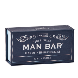 MAN BAR® - Deep Cleansing Silver Sage & Bergamot - Man Bar Soap