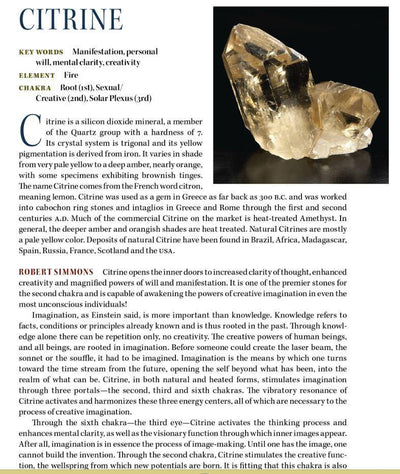 healing powers of citrine